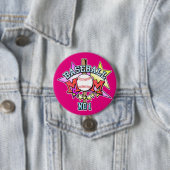 Rond 7,6 Cm Badge de maman de baseball (En situation)