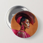 Rond 7,6 Cm Badge Design (Devant & derrière)