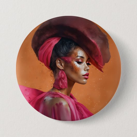 Rond 7,6 Cm Badge Design (Devant)