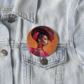 Rond 7,6 Cm Badge Design (En situation)