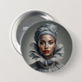 Rond 7,6 Cm Badge Design (Devant & derrière)