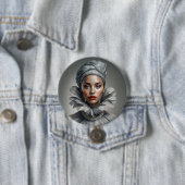 Rond 7,6 Cm Badge Design (En situation)