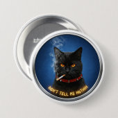 Rond 7,6 Cm Badge Grand Chat de Boss (Devant & derrière)