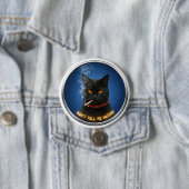 Rond 7,6 Cm Badge Grand Chat de Boss (En situation)