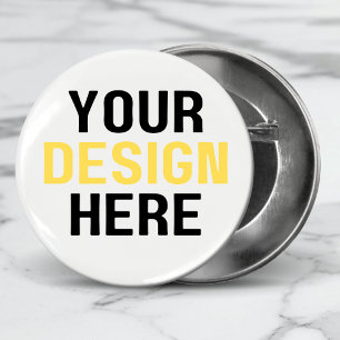 Rond 7,6 Cm Badge personnalisé Badge personnalisé Créez votre