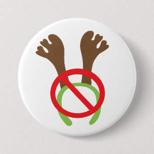 Rond 7,6 Cm bouton / badge - drôle thème de Noël