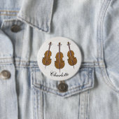 Rond 7,6 Cm Cello badge personnalisé (En situation)