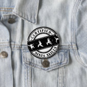 Rond 7,6 Cm Compétences Ninja Certifiées Badge Drôle pour les  (En situation)