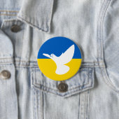 Rond 7,6 Cm Je suis avec l'Ukraine ! ! ! Badge (En situation)