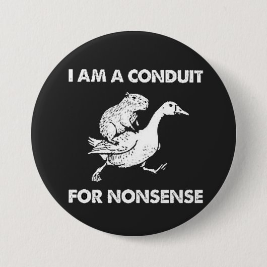 Rond 7,6 Cm Je Suis Un Conduit... Badge (Devant)