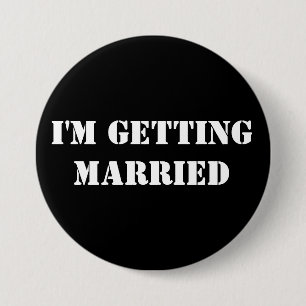 Rond 7,6 Cm Pièce pour être célibataire stag do pin badge