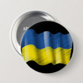 Rond 7,6 Cm Soyez avec l'Ukraine ! ! ! Badge (Devant & derrière)