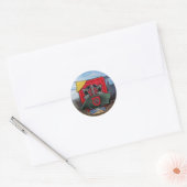Rond 7e forces spéciales Green Berets flash nam Sticker (Enveloppe)