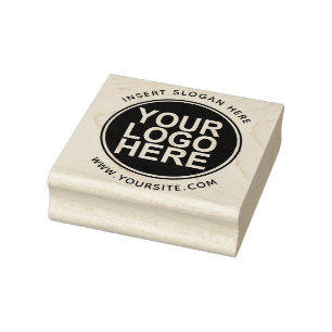 Rond Aangepaste Uw Bedrijf Logo Rubberstempel