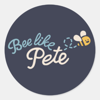 Rond Abeille Comme Sticker Pete