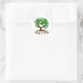 Rond Accrocher un Sticker Arbre Arrondi (Sac)