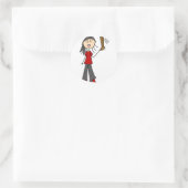 Rond Acheter Sur Sticker À Vente (Sac)