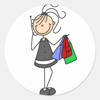 Rond Acheter Sur Sticker Cellphone