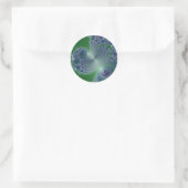Rond Acier Bleu - Sticker Fractal (Sac)
