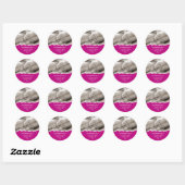 Rond ADRESSE PHOTOGRAPHIQUE STICKER :: amour diviser 4 (Feuille)