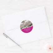 Rond ADRESSE PHOTOGRAPHIQUE STICKER :: amour diviser 4 (Enveloppe)