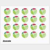 Rond ADRESSE SAISONNIÈRE STICKER :: flocon de neige mod (Feuille)