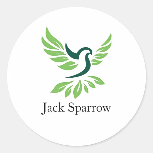 Rond Aesthetic Minimal Sticker (Devant)