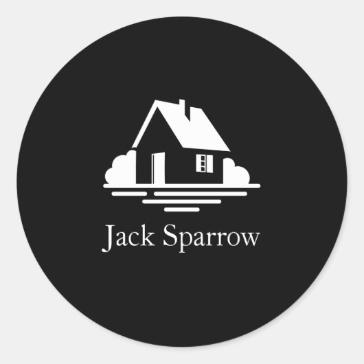 Rond Aesthetic Minimal Sticker (Devant)