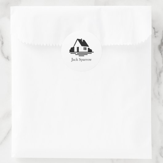 Rond Aesthetic Minimal Sticker (Sac)