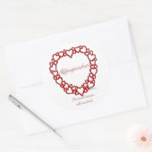 Rond Affenpinscher True Love - Sticker (Enveloppe)