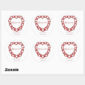 Rond Affenpinscher True Love - Sticker (Feuille)