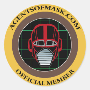 Rond Agents de M.A.S.K. Sticker officiel d'insigne