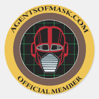 Rond Agents de M.A.S.K. Sticker officiel d'insigne