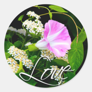 Rond Aimer Mariage Enveloppe Sticker