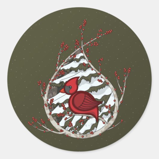 Rond Alexandre le Sticker cardinal (Devant)