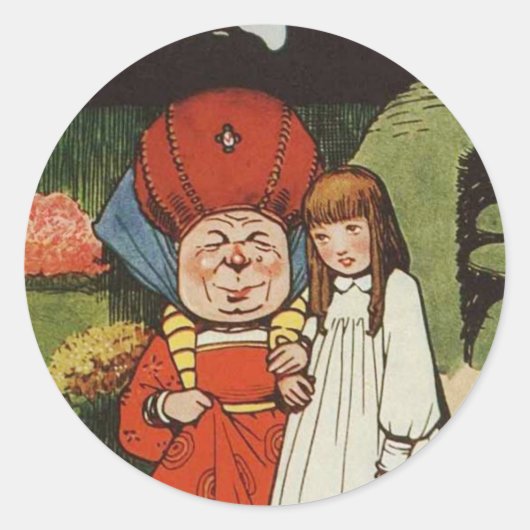 Rond Alice et la Duchesse 1 Sticker (Devant)