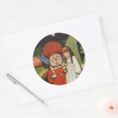 Rond Alice et la Duchesse 1 Sticker (Enveloppe)