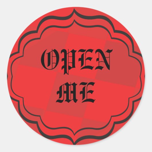 Rond ALICE IN WONDERLAND Sceau Sticker Round Sticker (Devant)