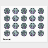 Rond Alien Green, Sticker Dragon (Feuille)
