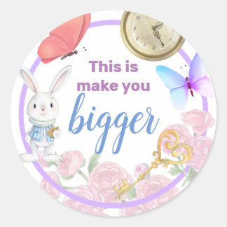 Rond Alisa dans l'Onederland Sticker Classic Round