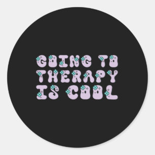 Rond Aller À La Thérapie Est Sticker Cool