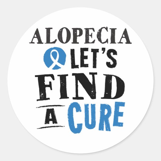 Rond Alopecia Permet De Trouver Un Support Cure Sticker (Devant)