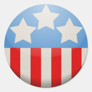 Rond Amerika Sticker