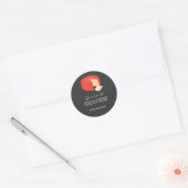 Rond Ami Gouda Ami Valentine Love Cheese Sticker (Enveloppe)