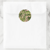 Rond Amour tropical / Sticker (Sac)