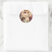 Rond Angel rose - Sticker (Sac)