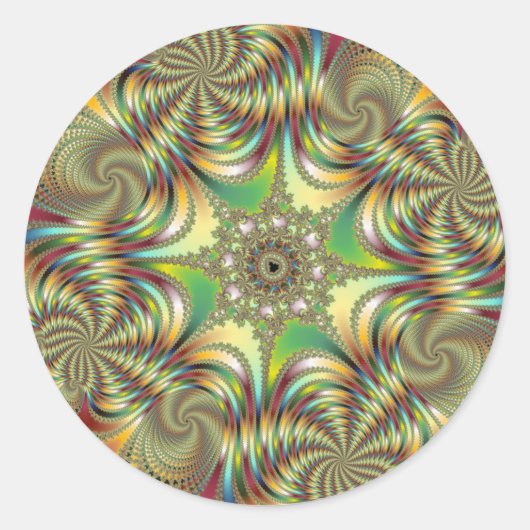 Rond Angelus - Sticker fractal (Devant)