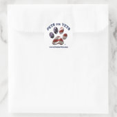 Rond Animaux de compagnie pour Vets Sticker (Sac)