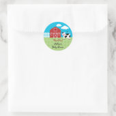 Rond Animaux de la grange Favoriser Sticker (Sac)