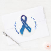 Rond Ankyloser Spondylitis ROUND Sticker Sensibilisatio (Enveloppe)